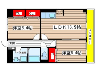 エスポワールメゾン神郷の物件間取画像